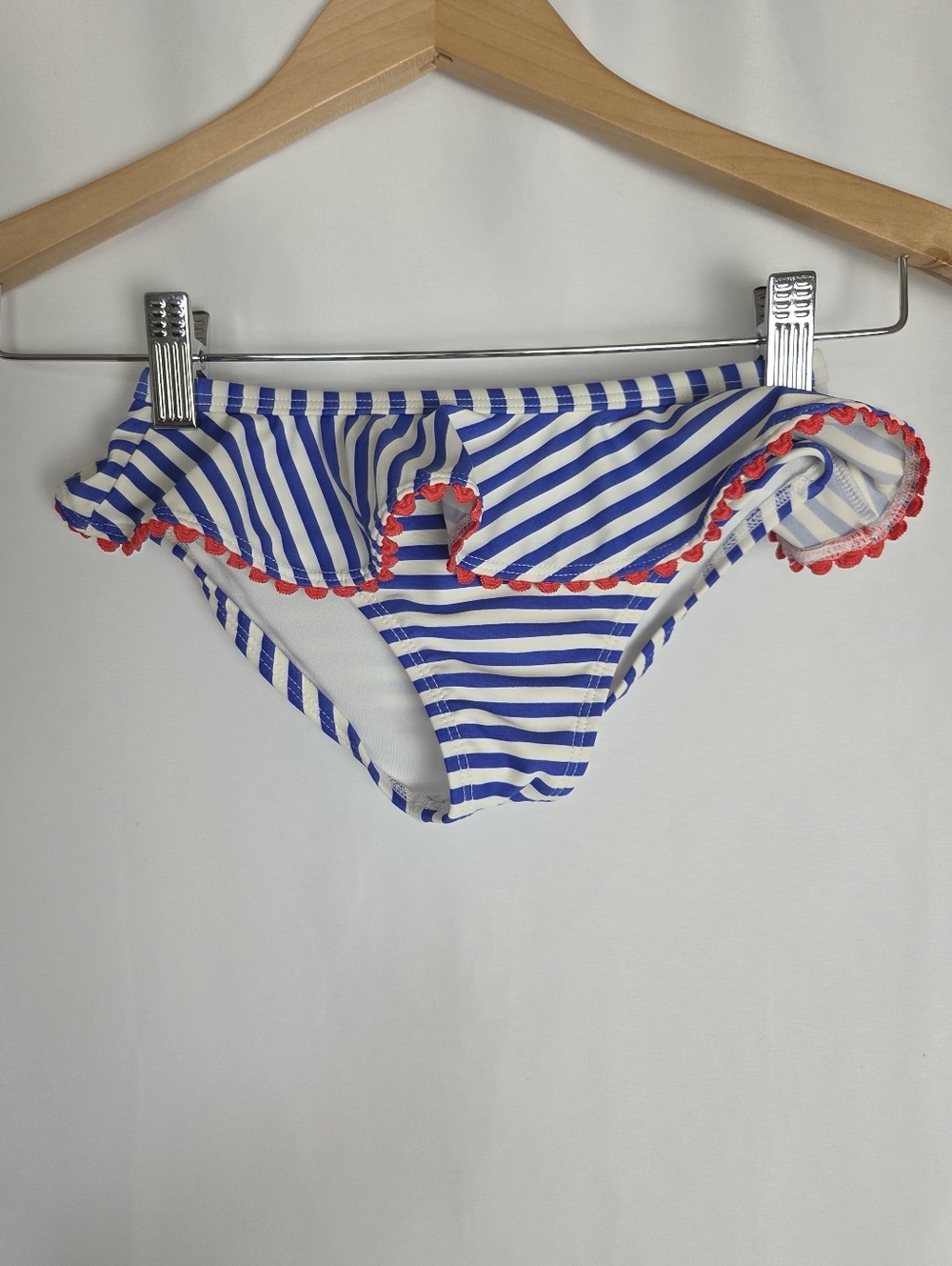 Janie And & Jack Blue Iris Striped Swimsuit Bikini Bottoms 5